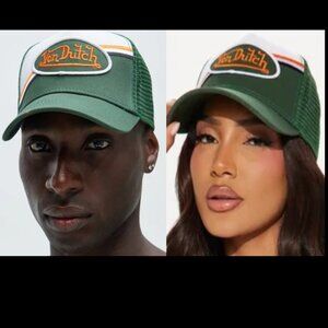 Von Dutch – Trucker Mesh Cap – New w/Tags  (Green/White)